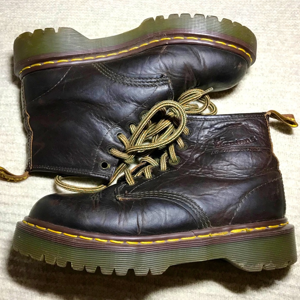 Vintage Dark Brown Doc Martens